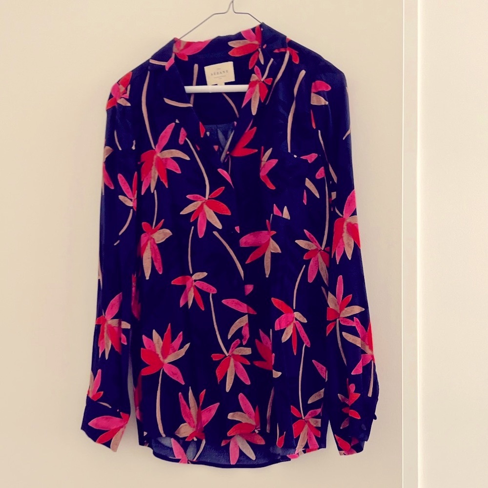 Sezane Flower Shirt 34